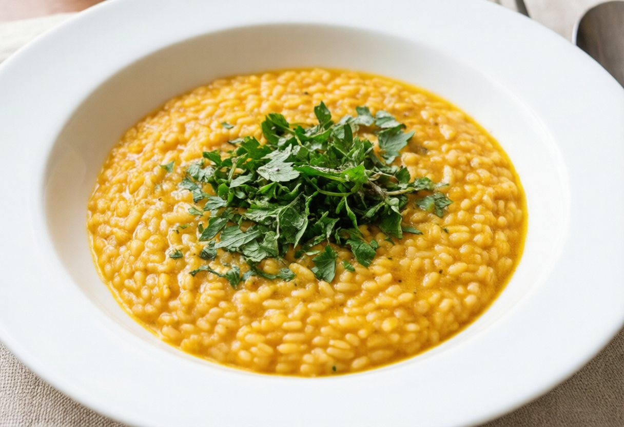 Risotto de cevadinha com ervas frescas
